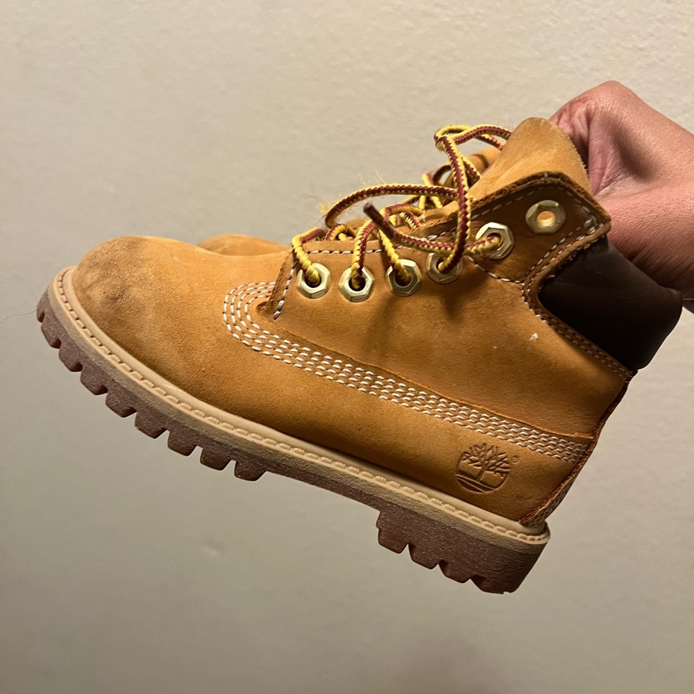 Timberland Kids Brown Lace-Up Boots 9C